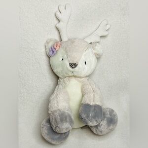 12” Levtex Baby Deer Plush Pastel Cottage Core Soft Deer Lovey